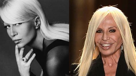 donatella versace through years|donatella versace without plastic surgery.